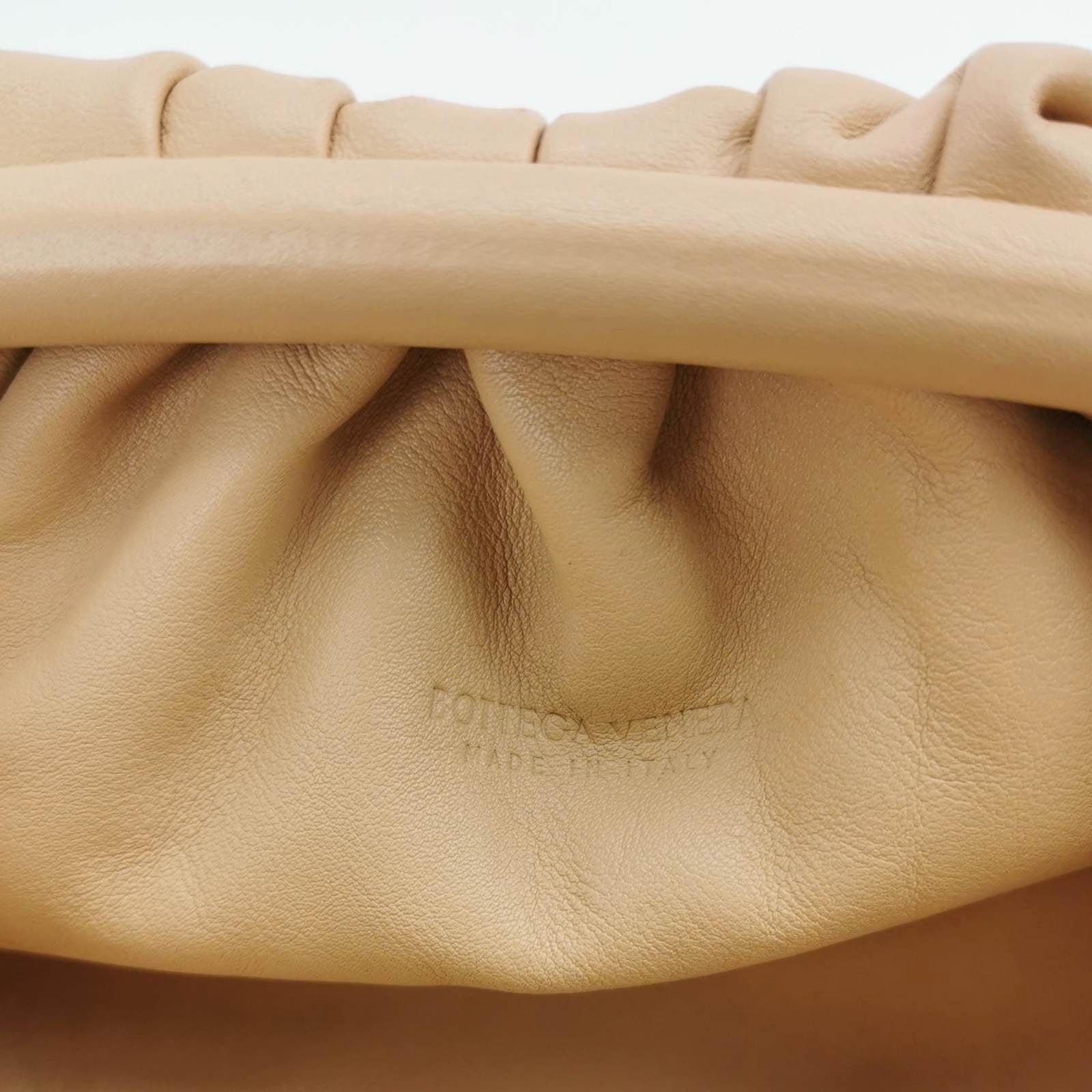 Bottega Veneta Pouch Mini Beige Leather For Sale 3