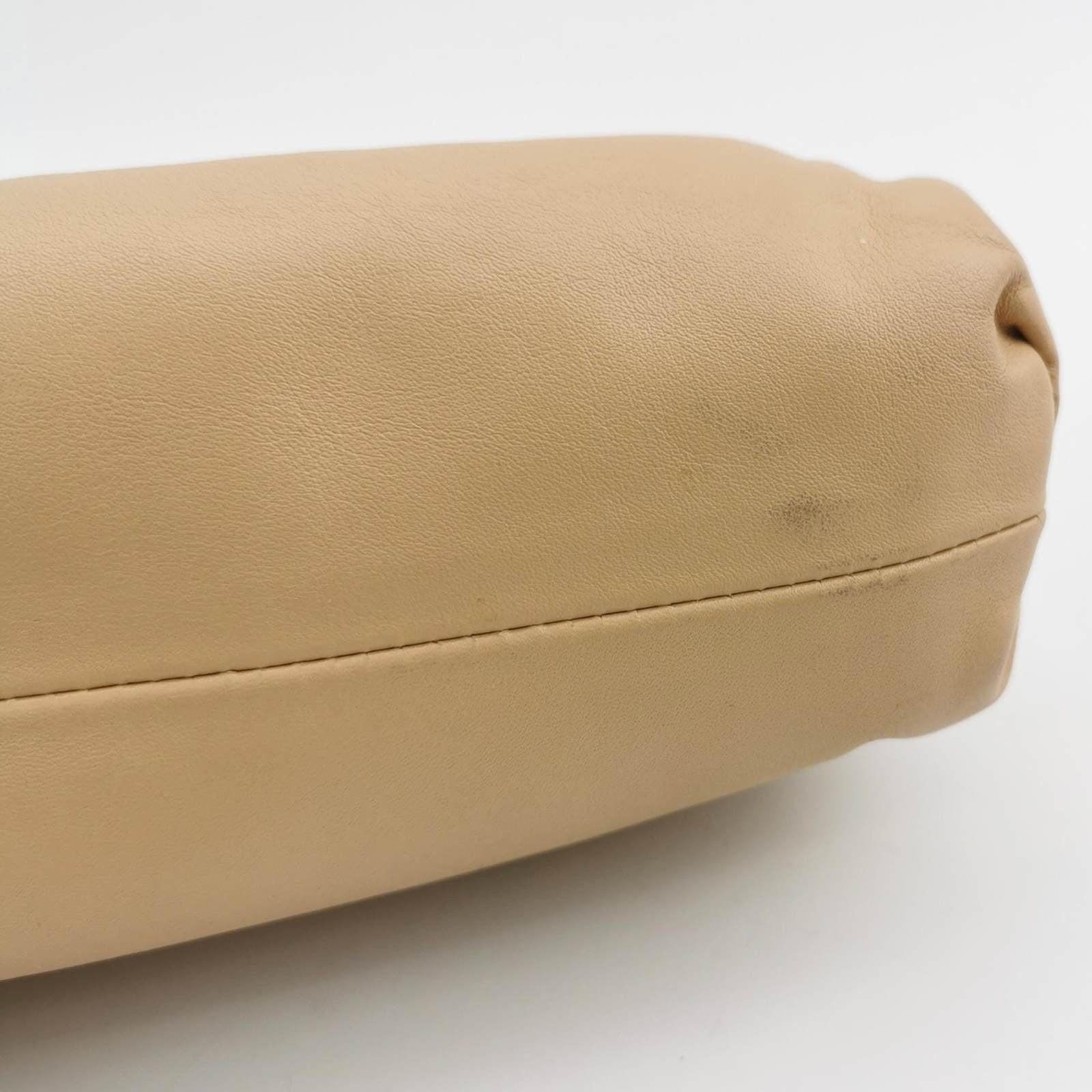 Bottega Veneta Pouch Mini Beige Leather For Sale 4