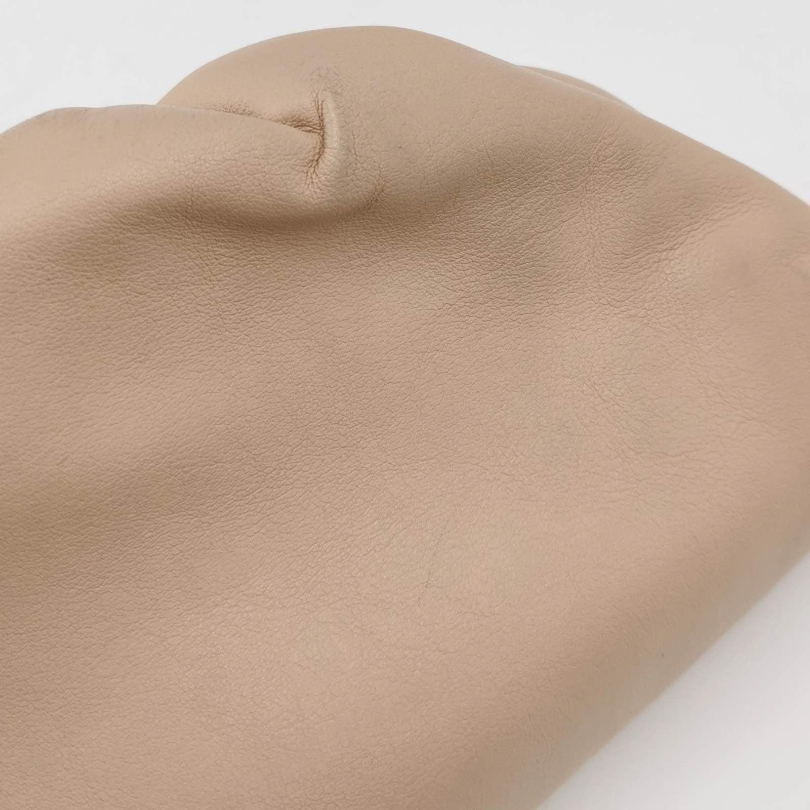 Bottega Veneta Pouch Mini Beige Nude Color Leather For Sale 6