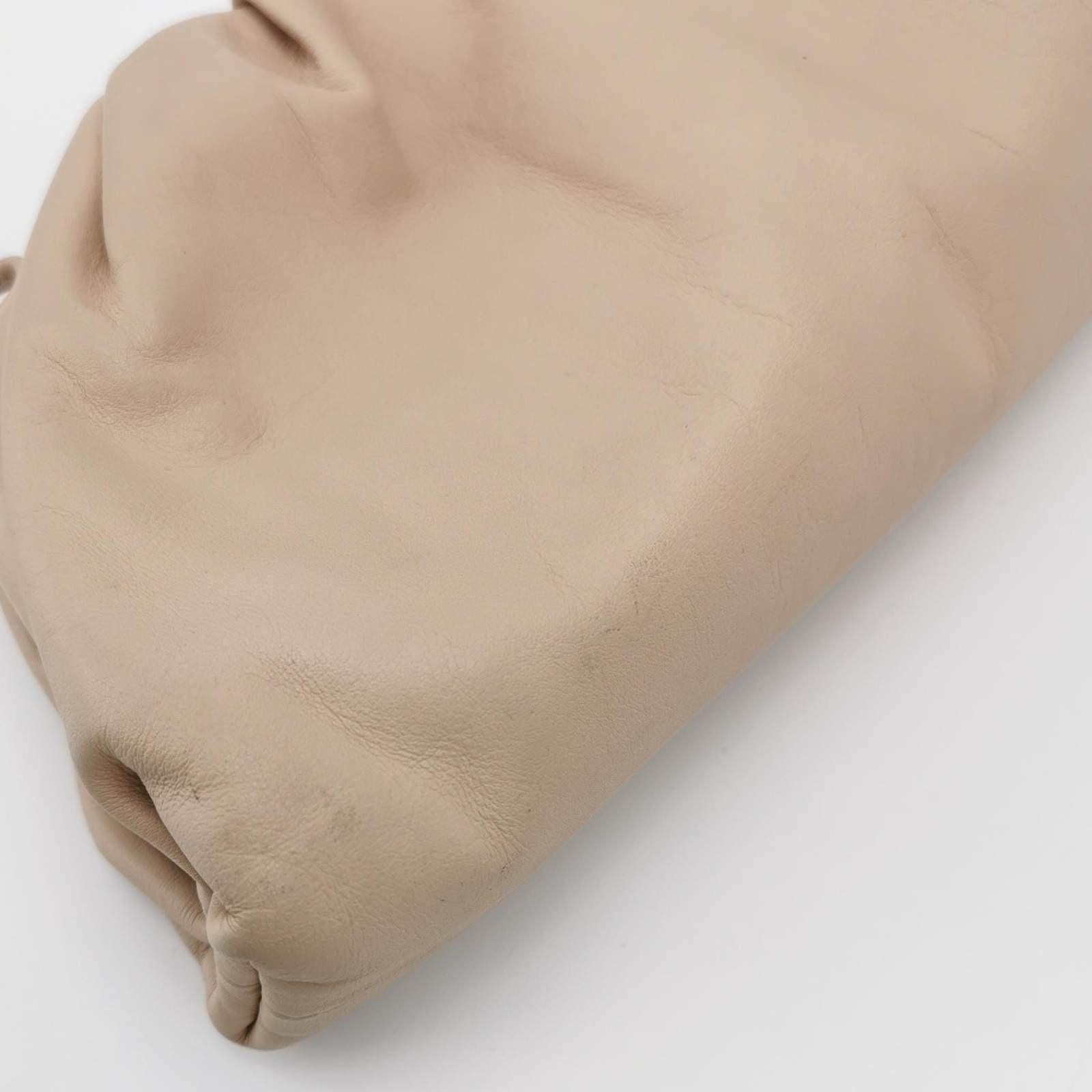 Bottega Veneta Pouch Mini Beige Nude Color Leather For Sale 7