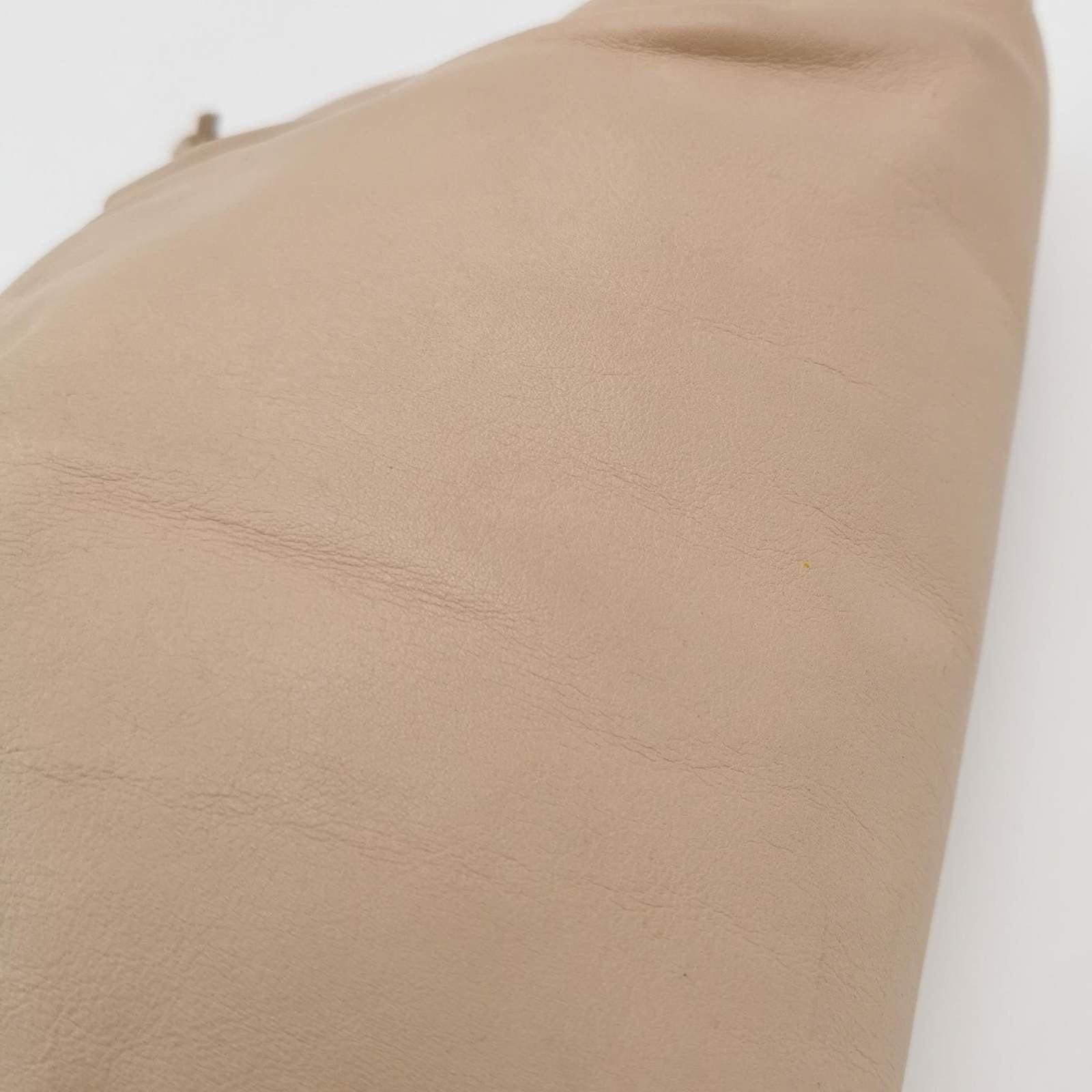 Bottega Veneta Pouch Mini Beige Nude Color Leather For Sale 8