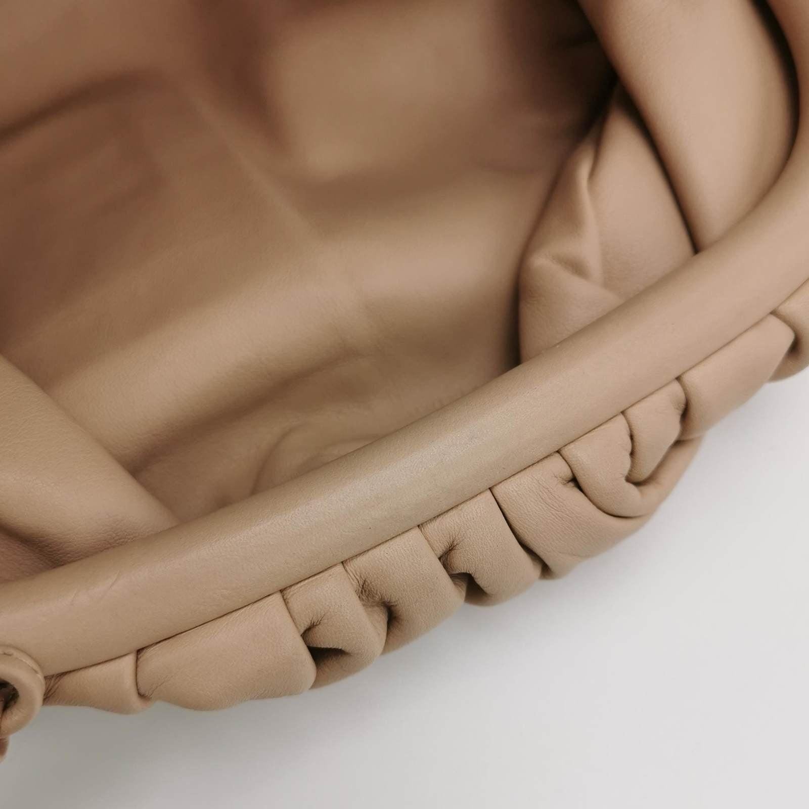 Bottega Veneta Pouch Mini Beige Nude Color Leather For Sale 9