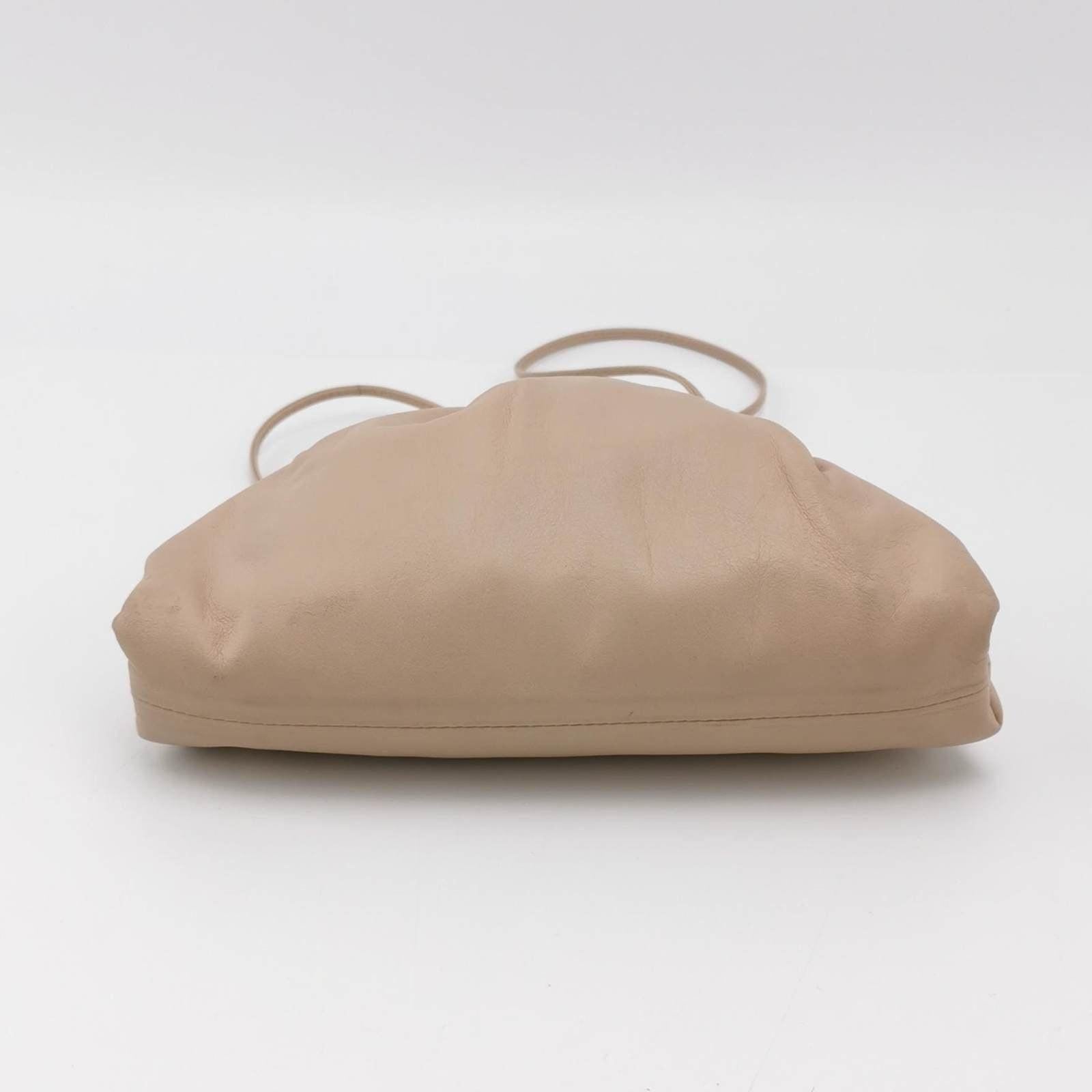 Bottega Veneta Pouch Mini Beige Nude Color Leather For Sale 1