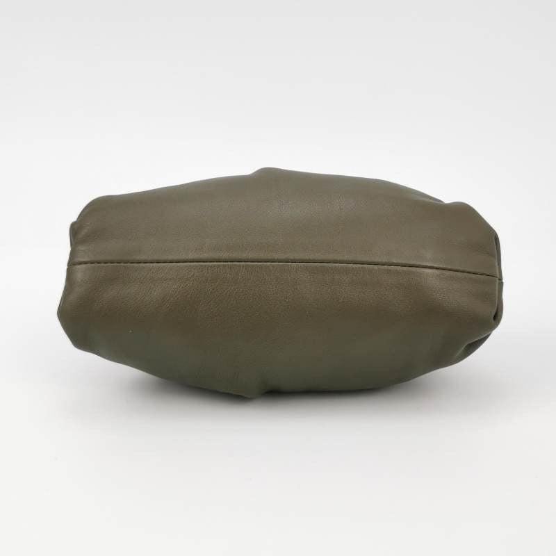 Women's Bottega Veneta Pouch Mini Leather Dark Green