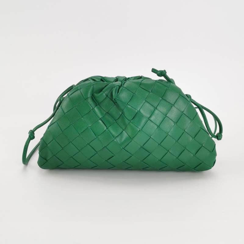 Women's Bottega Veneta Pouch Mini Leather Parakeet Green