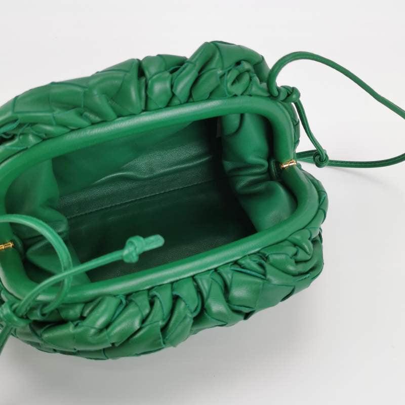 Bottega Veneta Pouch Mini Leather Parakeet Green 4