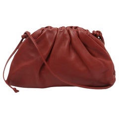 Bottega Veneta Pouch Mini Red Leather