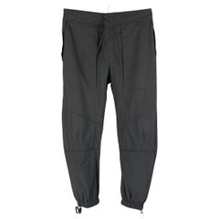 BOTTEGA VENETA Pre-Fall 2019 Size 32 Black Cotton Polyester Casual Pants