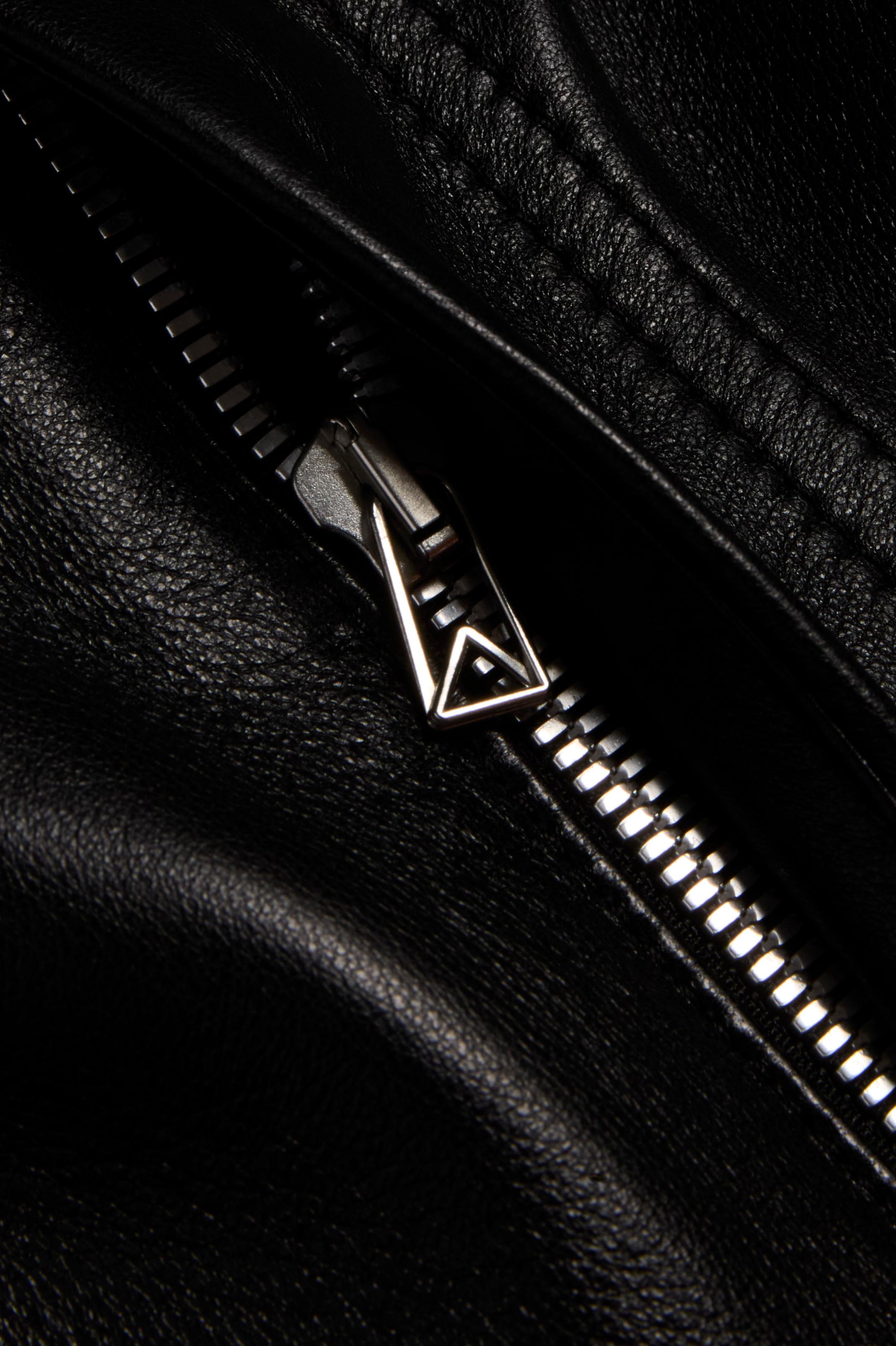 Bottega Veneta Pre-Fall 2021 Pantalones de pata ancha en piel de cordero negra XS en venta 1