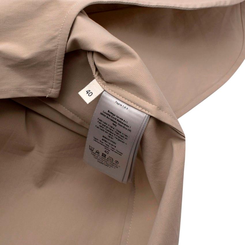 Bottega Veneta Pre Spring Stretch Cotton Safari Shirt For Sale 1