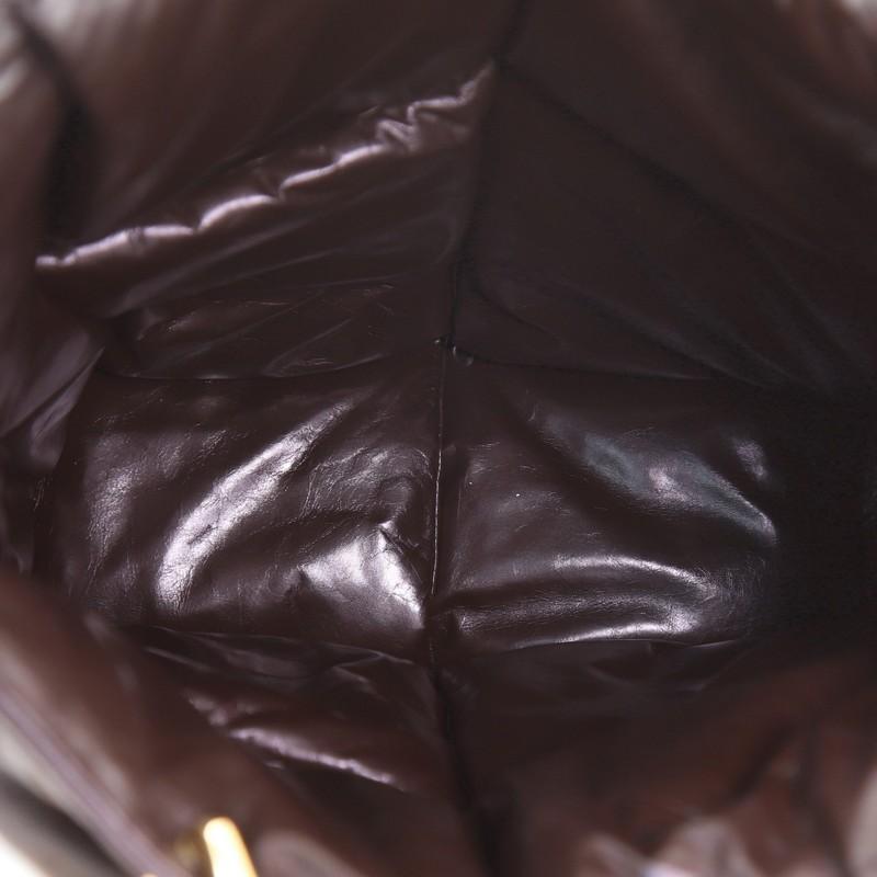 Bottega Veneta Puffy Chain Tote Padded Maxi Intrecciato Leather In Good Condition In NY, NY