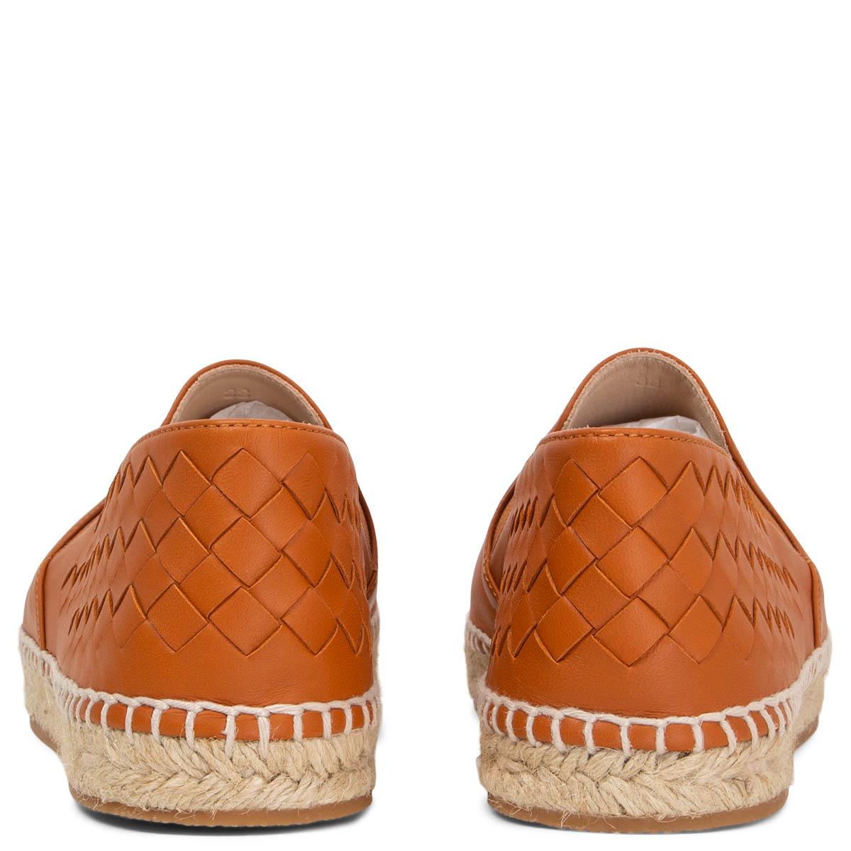 bottega veneta orange shoes