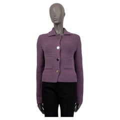 BOTTEGA VENETA purple cotton 2021 SALON 01 Mesh Jacket M