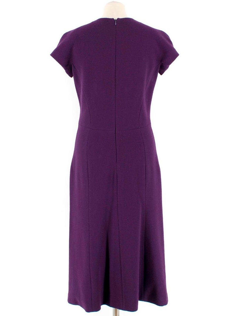 Bottega Veneta Purple Fitted Dress US 6 at 1stDibs