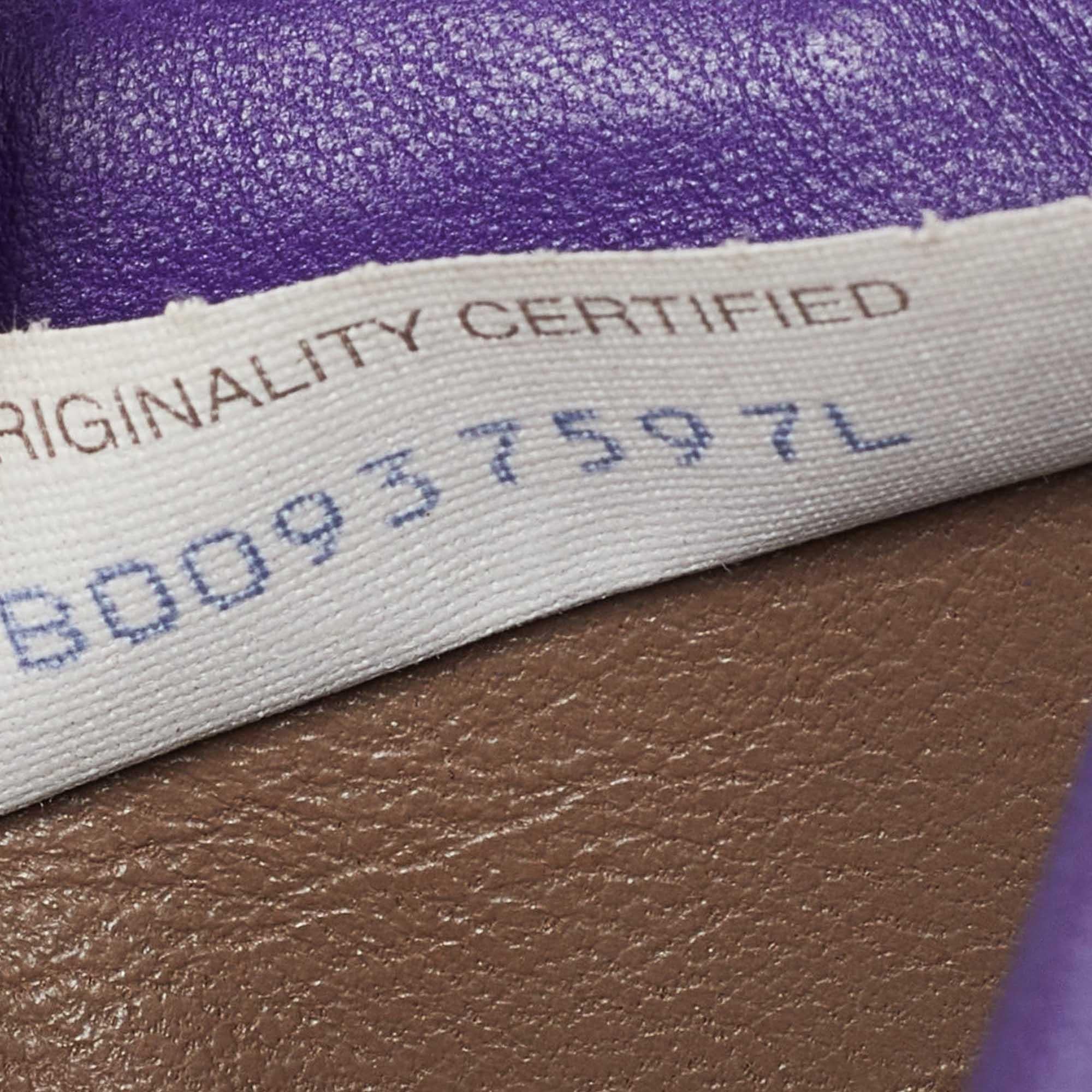 Bottega Veneta Purple Intrecciato Leather Bifold Organizer Wallet 1