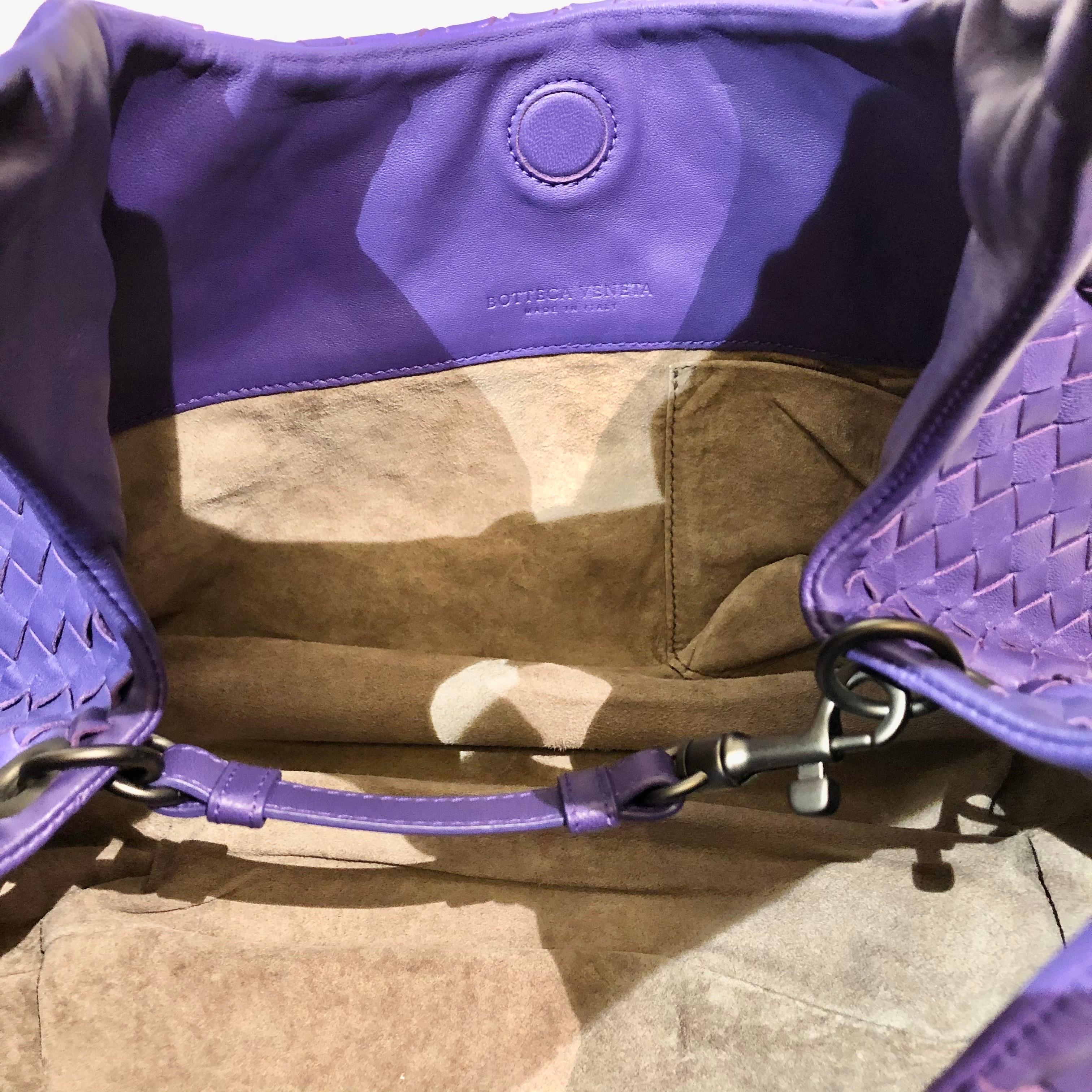 bottega purple bag