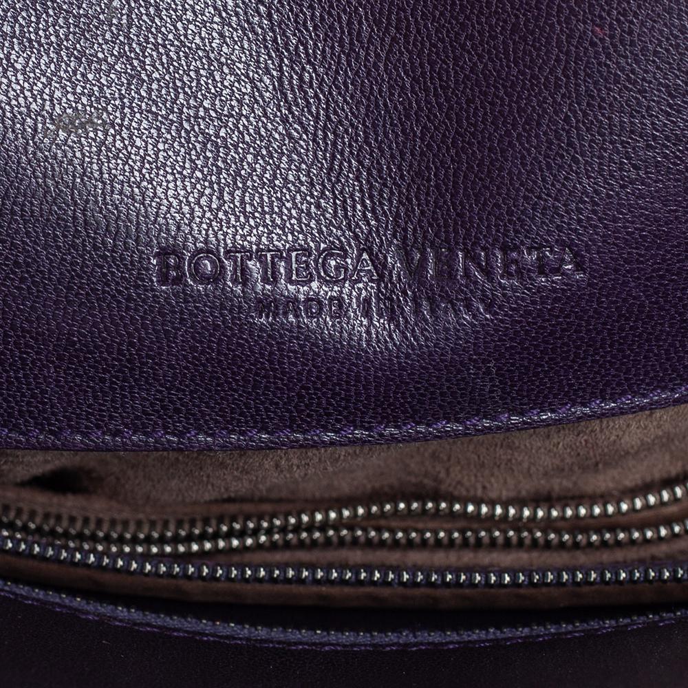 Bottega Veneta Purple Intrecciato Leather Large Maggiore Tote 1