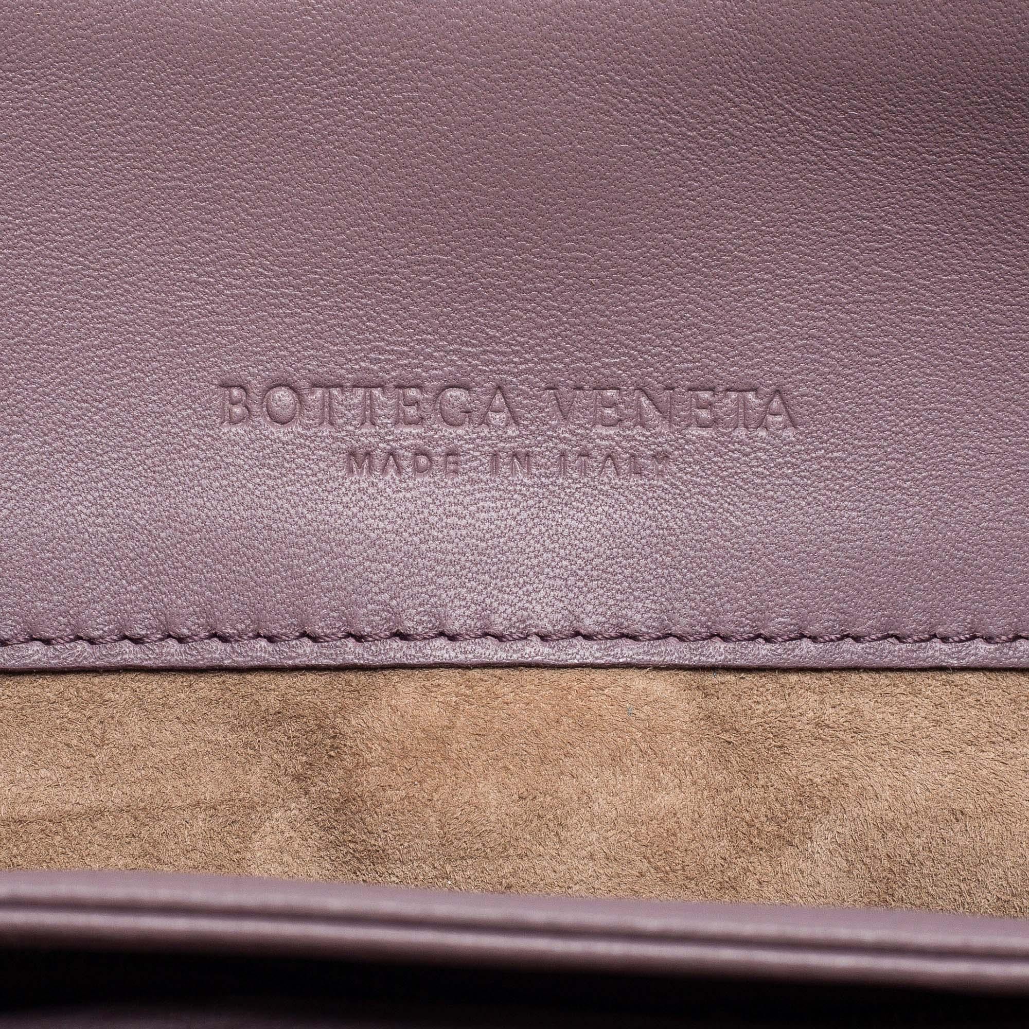 Bottega Veneta Purple Intrecciato Leather Olimpia Shoulder Bag 9