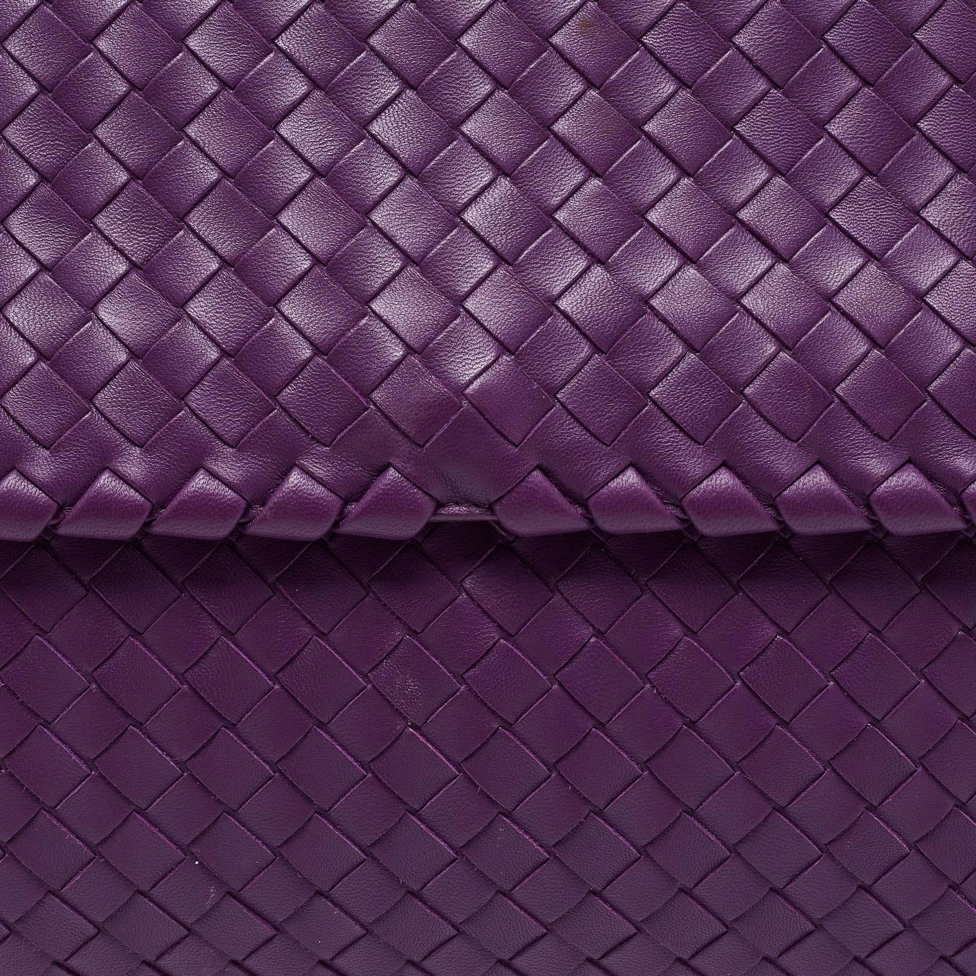 purple bottega veneta bag