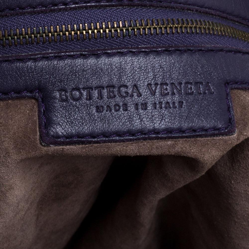 Women's Bottega Veneta Purple Intrecciato Nappa Leather Maxi Convertible Tote