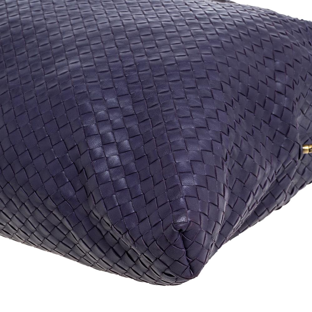 Bottega Veneta Purple Intrecciato Nappa Leather Maxi Convertible Tote 2