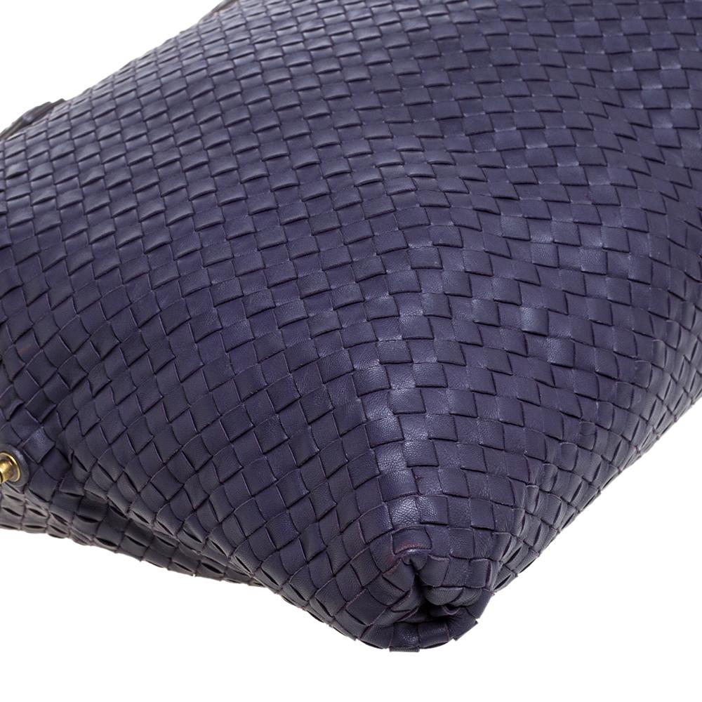 Bottega Veneta Purple Intrecciato Nappa Leather Maxi Convertible Tote 3