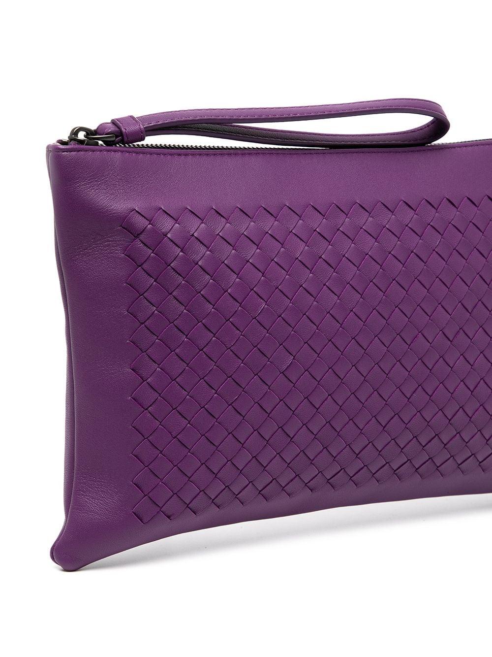 purple pouch bag