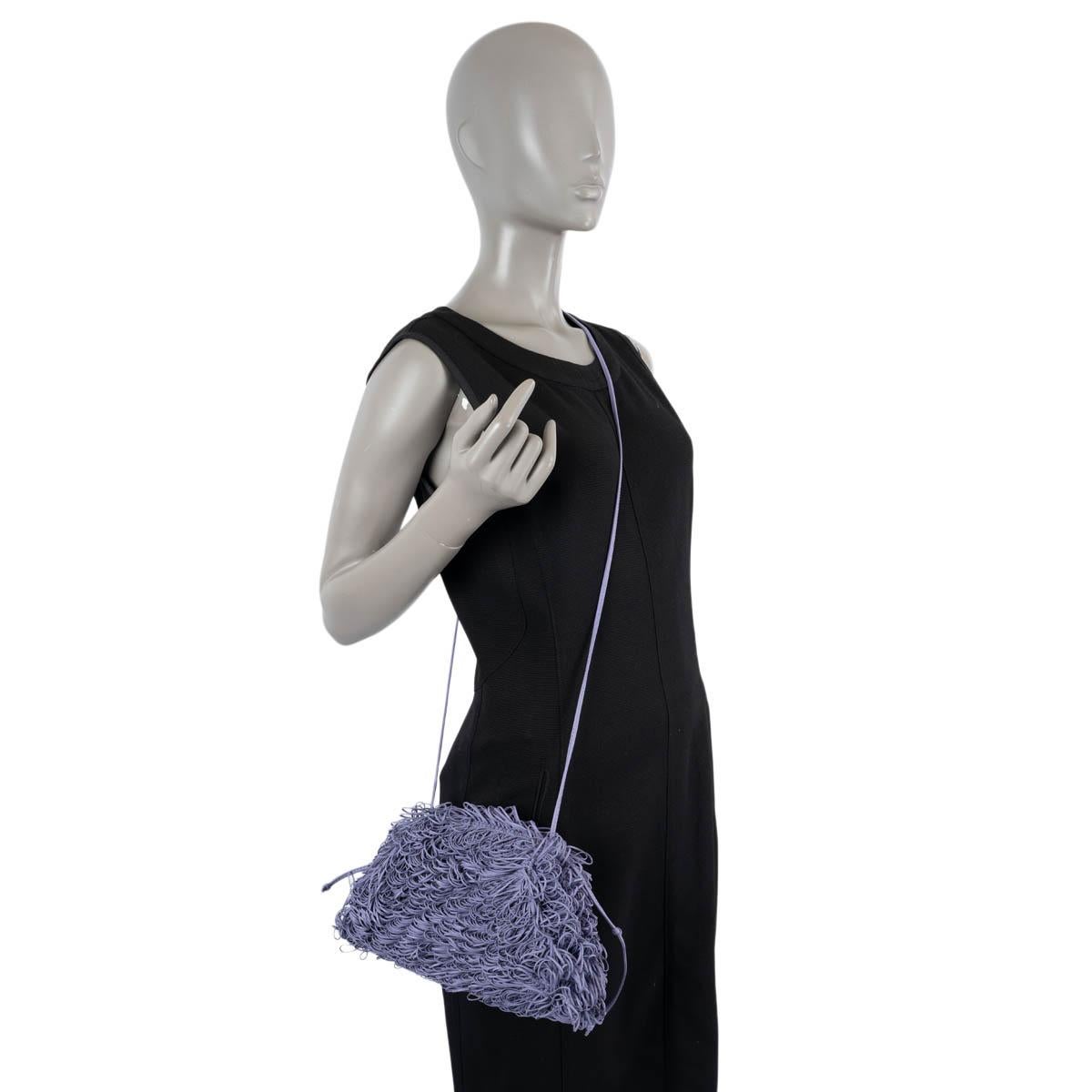 BOTTEGA VENETA purple leather 2019 SPONGE POUCH Crossbody Bag For Sale 3