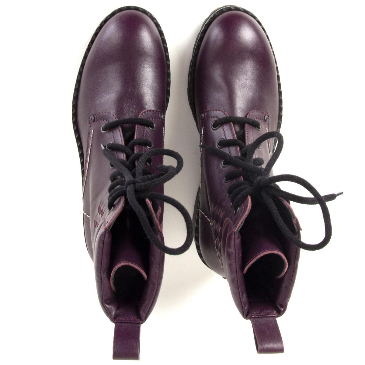 purple bottega shoes