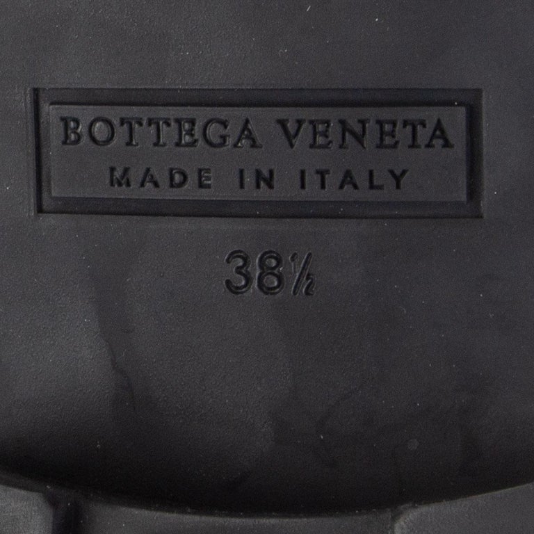 BOTTEGA VENETA purple leather ELDFELL Combat Boots Shoes 39 Grape ...
