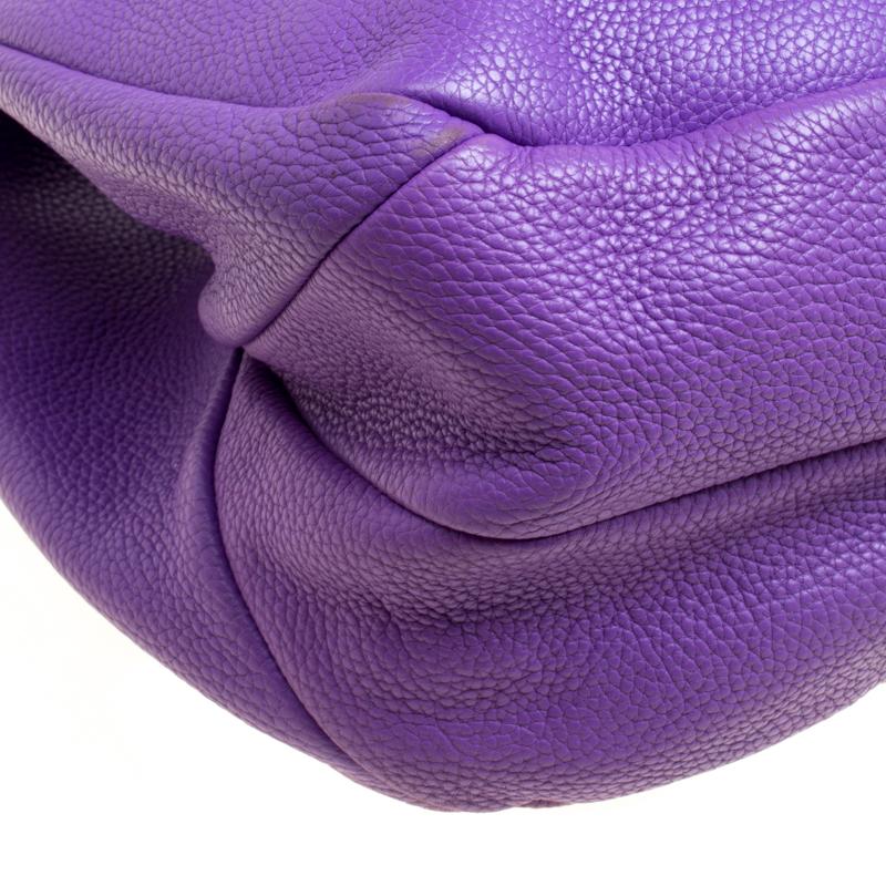 Bottega Veneta Purple Leather Hobo 6