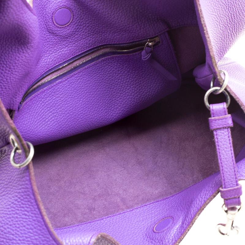Bottega Veneta Purple Leather Hobo 1