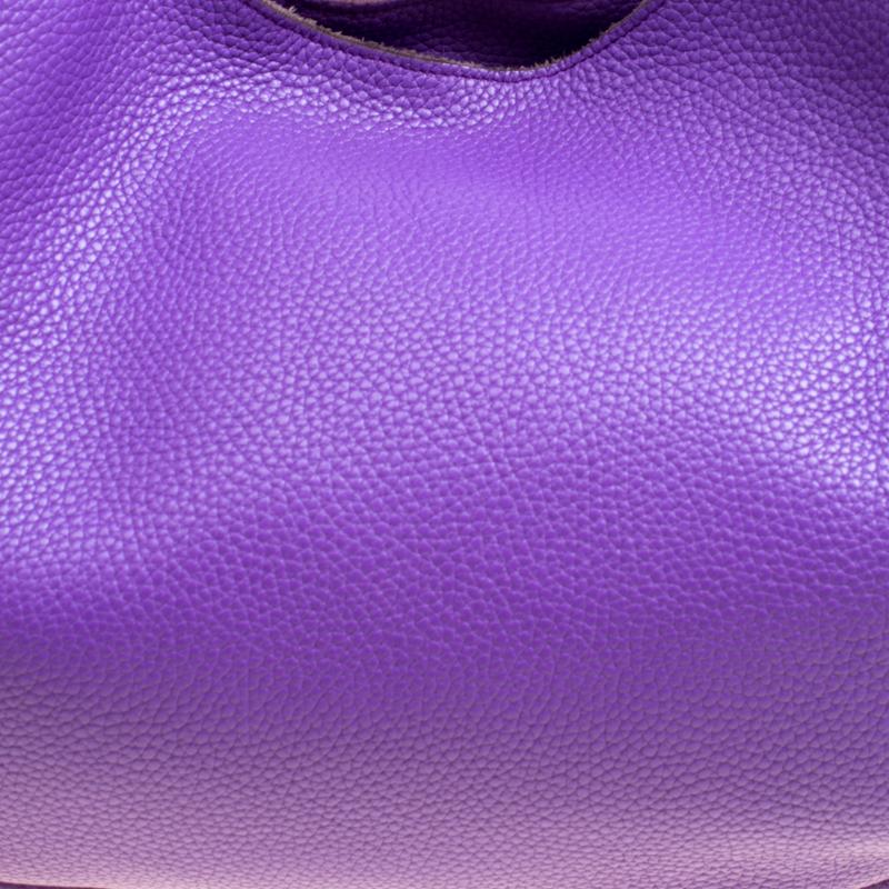 Bottega Veneta Purple Leather Hobo 2