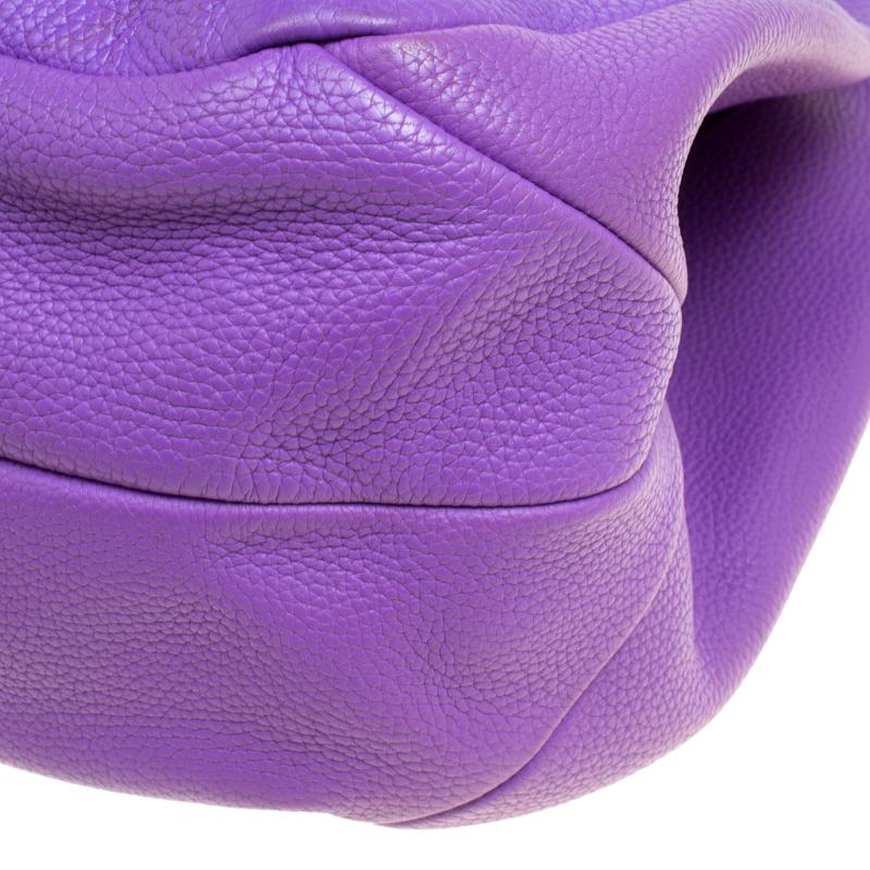 Women's Bottega Veneta Purple Leather Hobo
