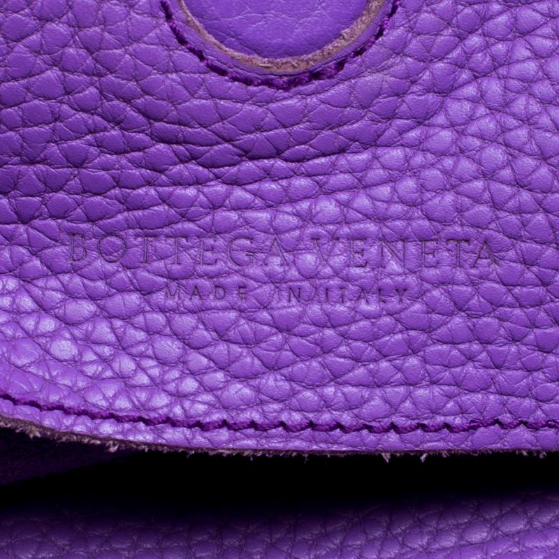 Bottega Veneta Purple Leather Hobo 3
