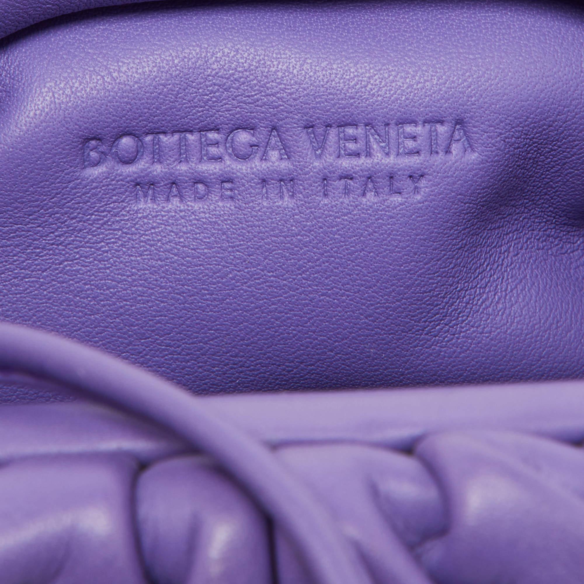 Donna Bottega Veneta Portamonete The Pouch in pelle viola