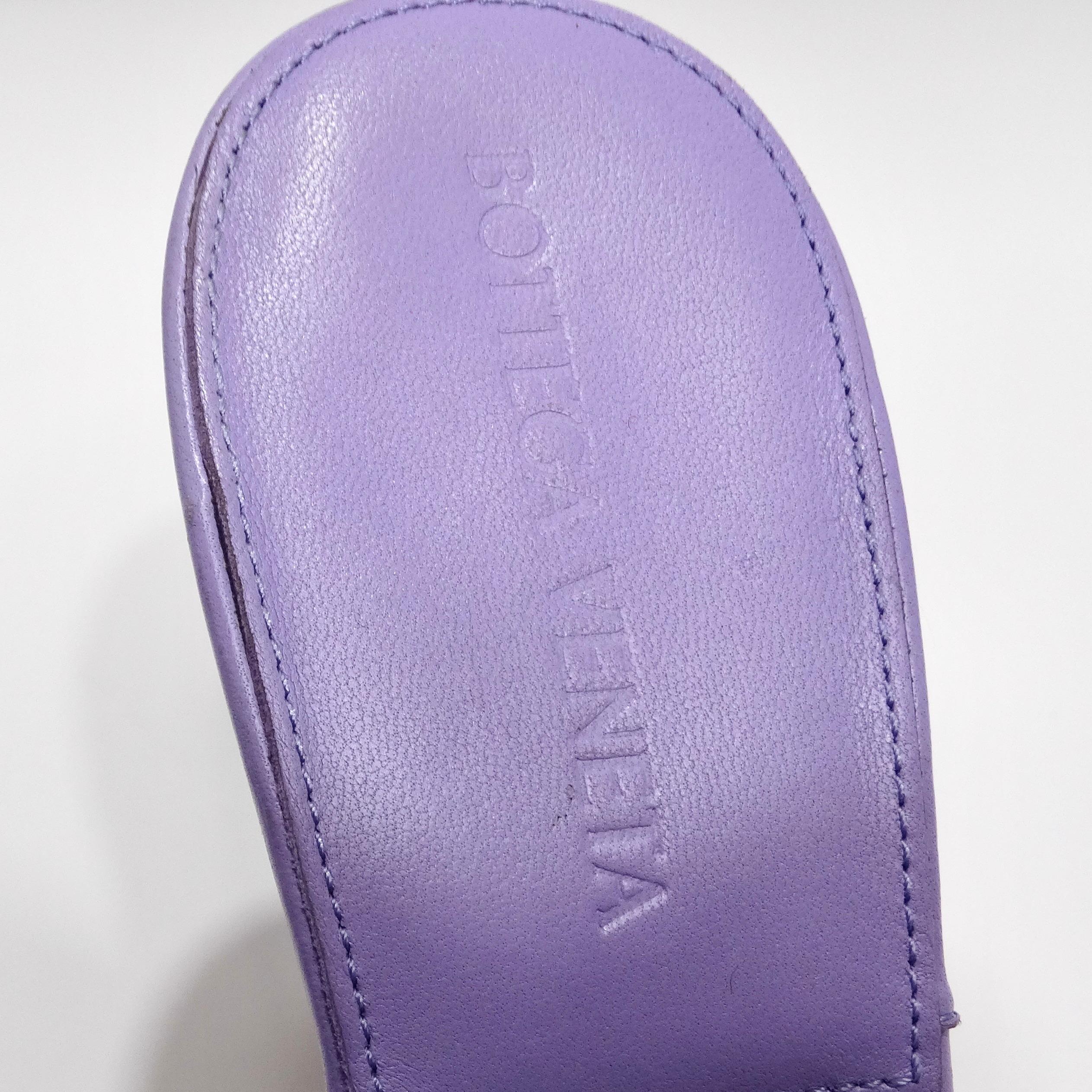 Women's or Men's Bottega Veneta Purple Lido Sandals For Sale