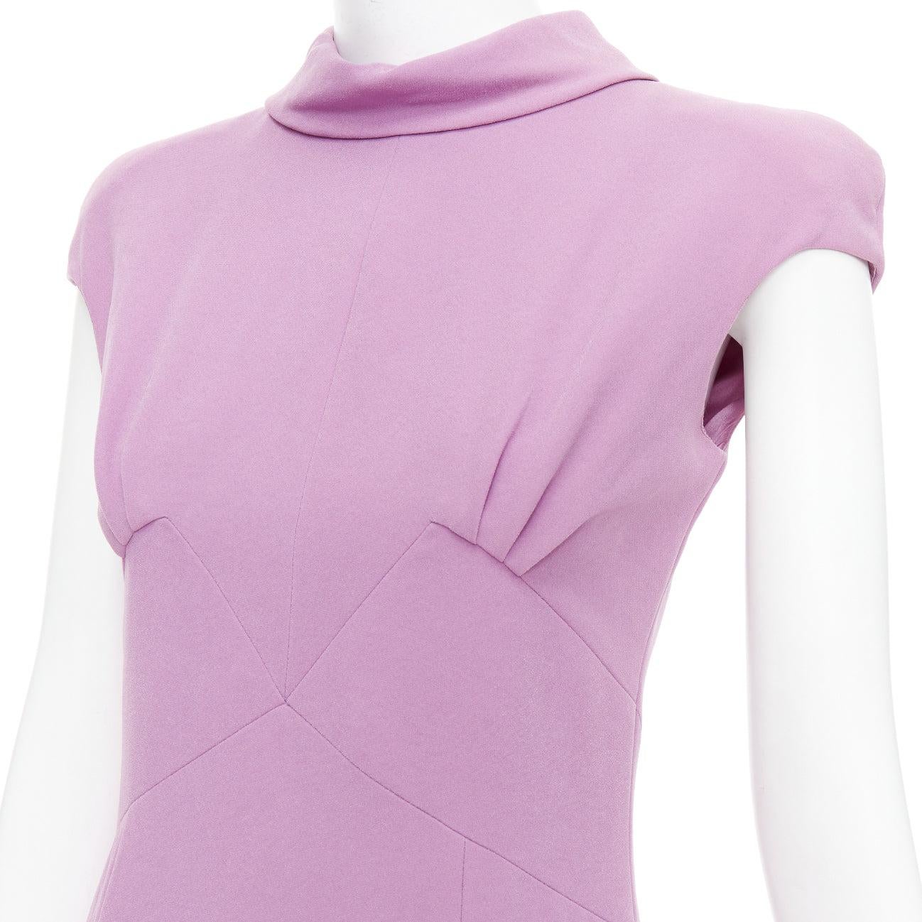 BOTTEGA VENETA purple mock neck cap sleeve ruched shift dress IT38 XS
Reference: LNKO/A02511
Brand: Bottega Veneta
Designer: Tomas Maier
Material: Triacetate, Blend
Color: Purple
Pattern: Solid
Closure: Zip
Lining: Purple Silk
Extra Details: