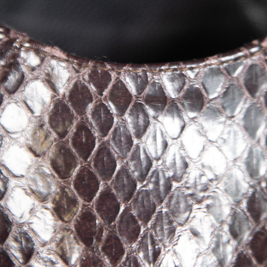 Bottega Veneta Lila Python Leder Pumps Größe IT 36,5 Damen im Angebot