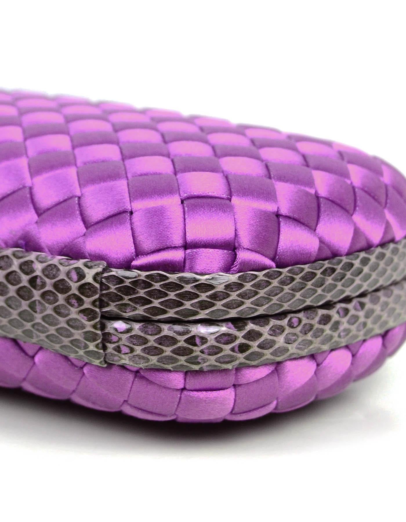 bottega veneta purple clutch