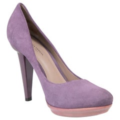 Bottega Veneta Escarpins en daim violet Taille IT 37.5