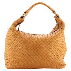 Bottega Veneta Pyramid Hobo Intrecciato Nappa Medium