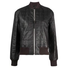 Bottega Veneta Giacca Bomber in Pelle Trapuntata IT40