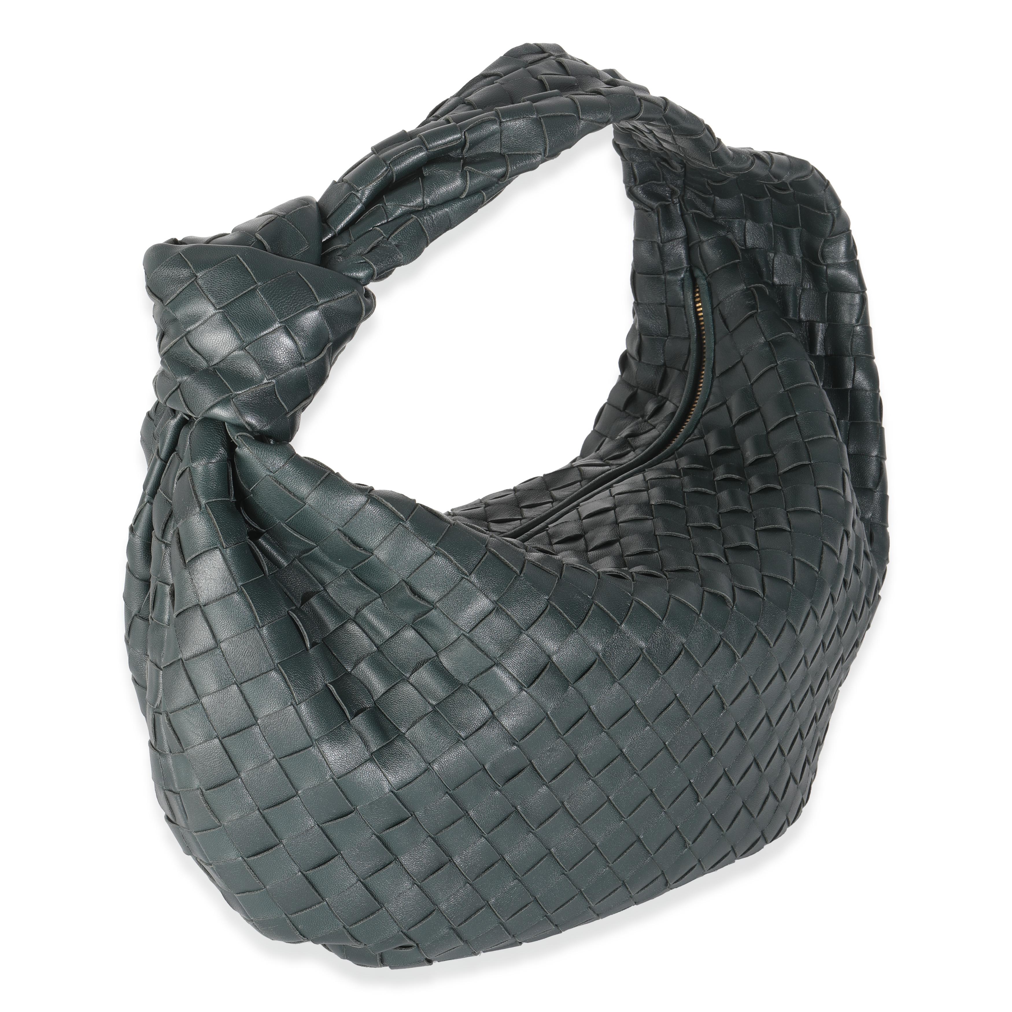 Black Bottega Veneta Raintree Intrecciato Nappa Medium Jodie