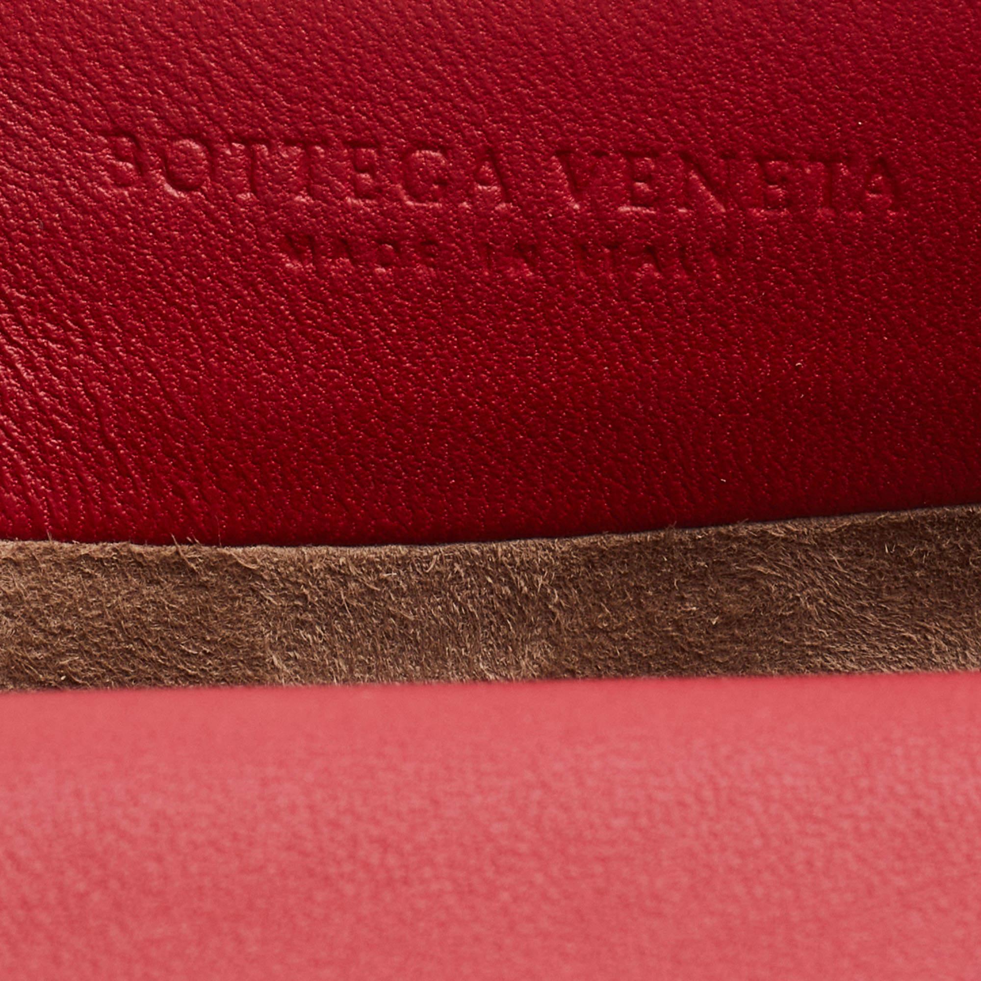 Bottega Veneta Red Intrecciato Leather Alumna Top Handle Bag 2