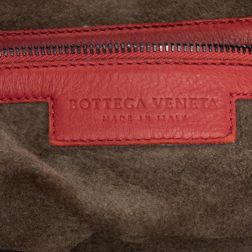 Bottega Veneta Rot Intrecciato Leder Große Veneta Hobo 1