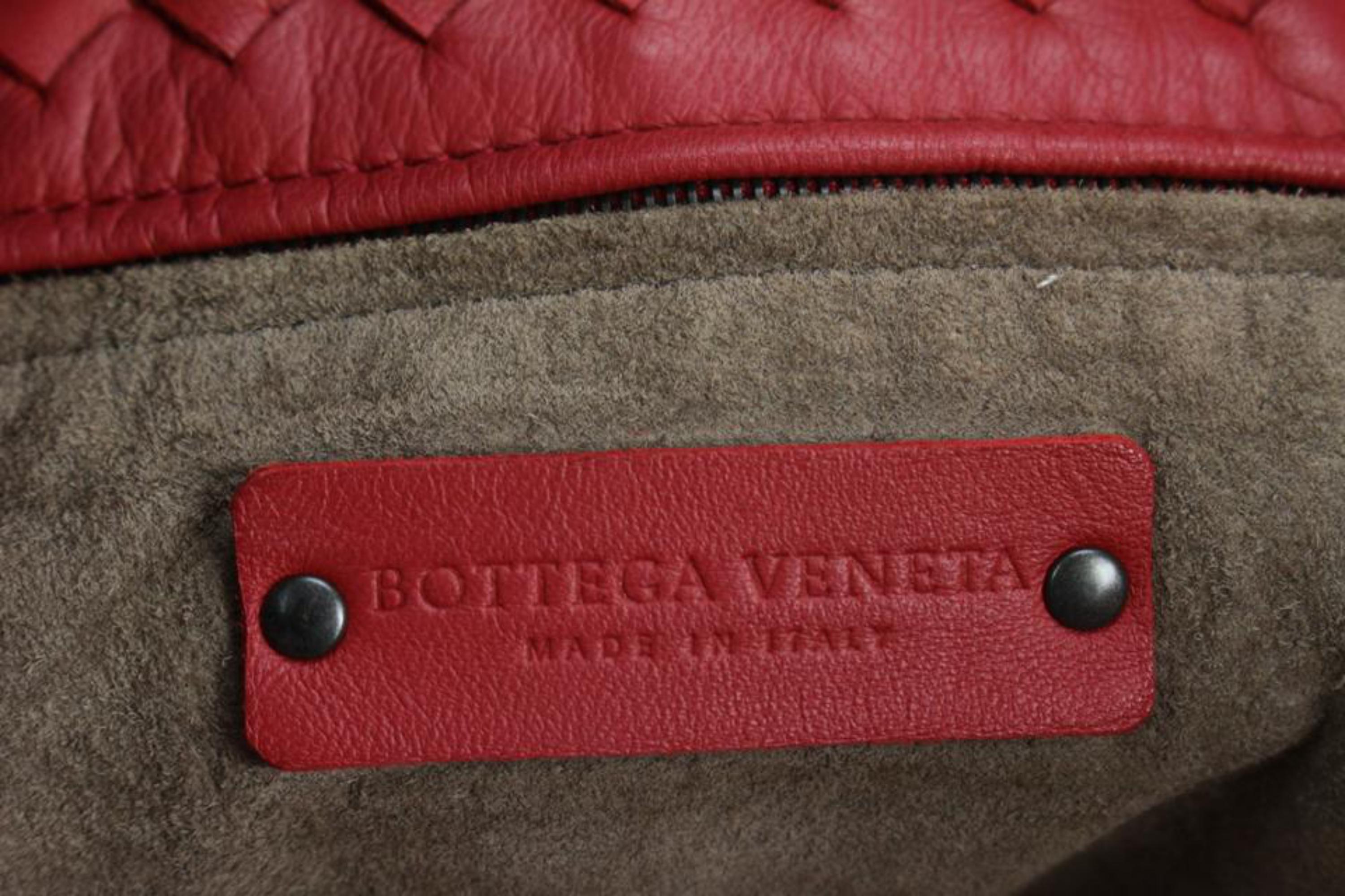 Bottega Veneta Red Intrecciato Nappa Leather Garda Bag 97bv68s 7