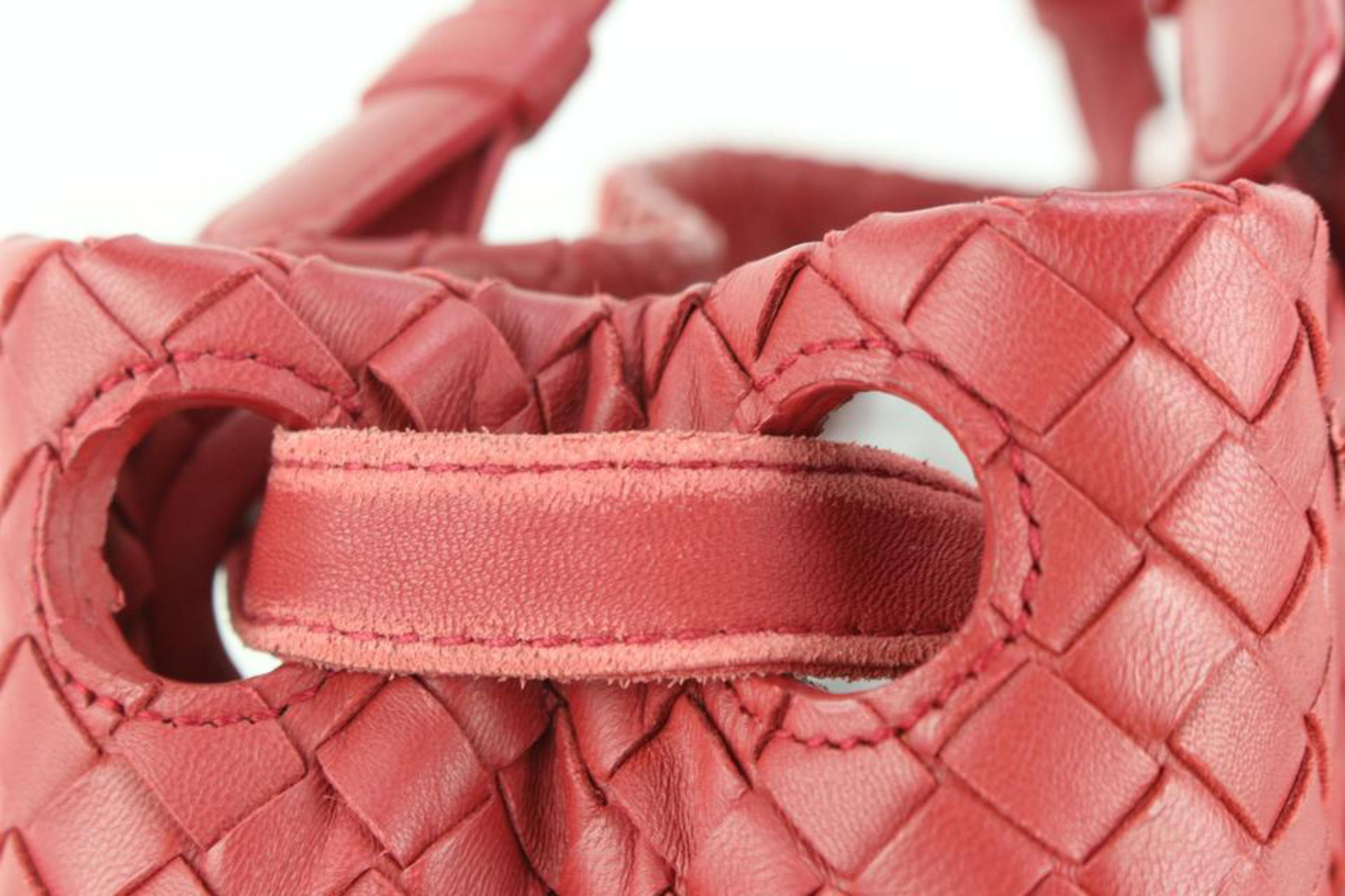 Bottega Veneta Red Intrecciato Nappa Leather Garda Bag 97bv68s 2