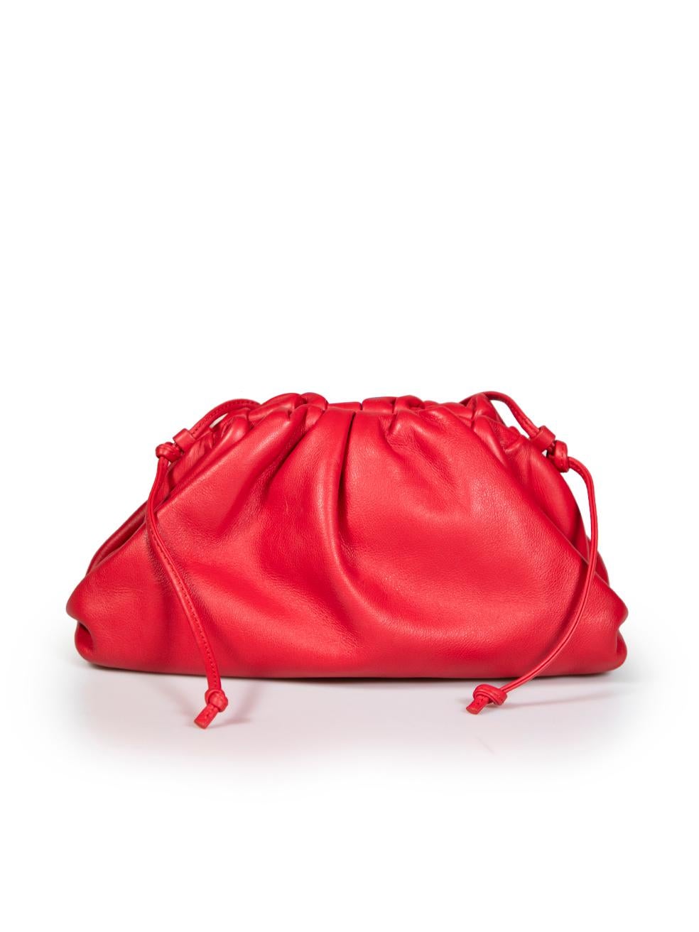 Rote Leder-Minitasche von Bottega Veneta im Zustand „Hervorragend“ im Angebot in London, GB
