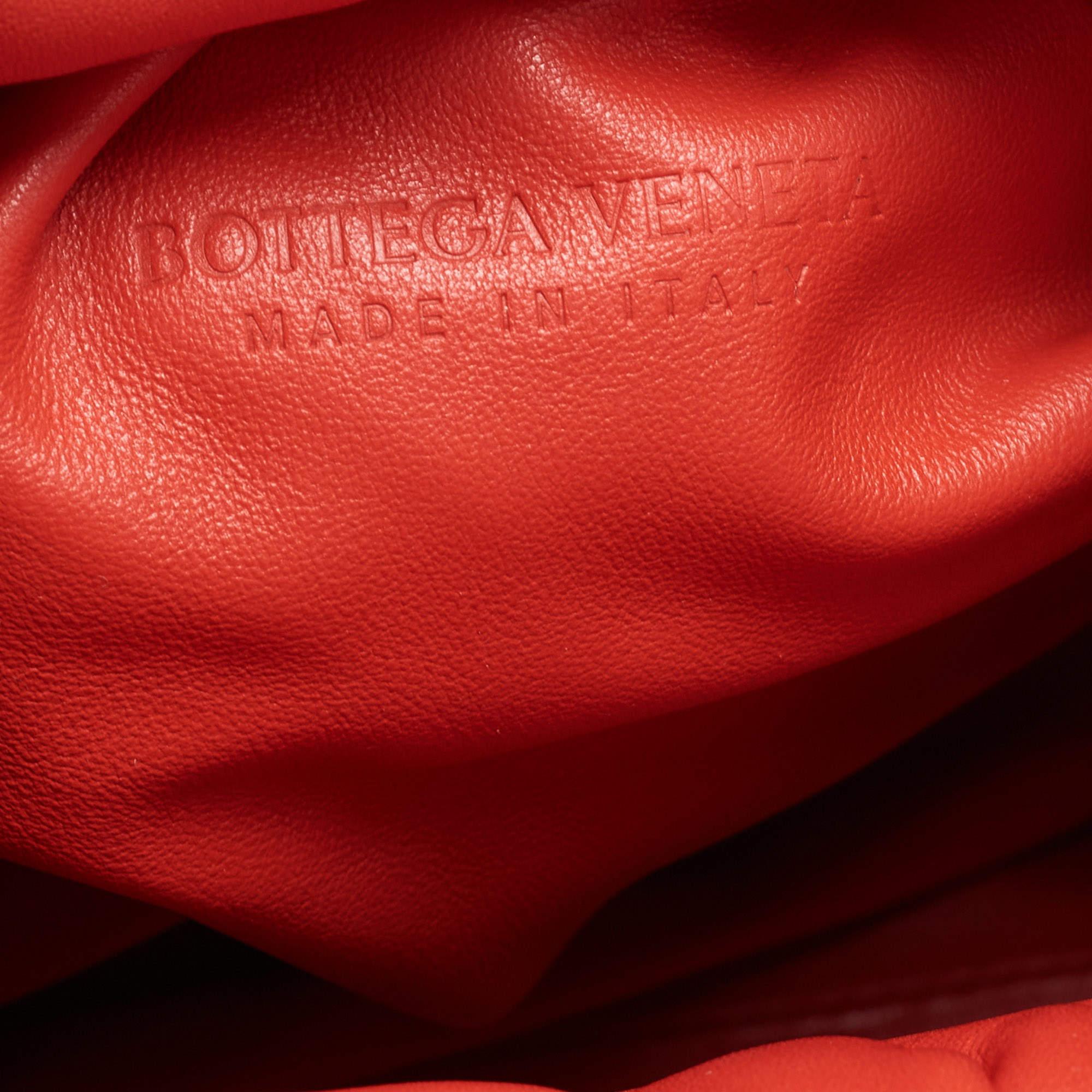Bottega Veneta Red Leather The Shoulder Pouch Bag 6